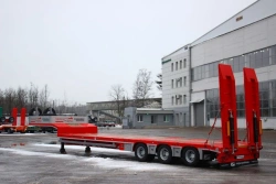 Semitrailer Tverstroimash 993931 modification 0012 variant - with mechanical ladders