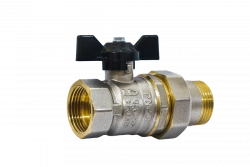 Brass ball valve LD Pride 47.25.V-V.R.GAS.B