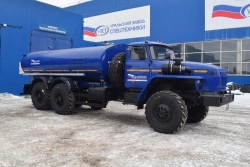 Tank truck for food liquids (ACPT), UZST brand, type UZST01, modification 6620-23 on Ural 4320-60 chassis.