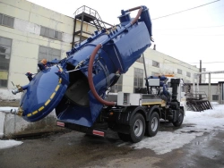 Special, slush truck 56861-0000010-02 based on chassis KAMAZ-65115-A5, KAMAZ 65115-50, KAMAZ 65115-RR, KAMAZ 65115-RS