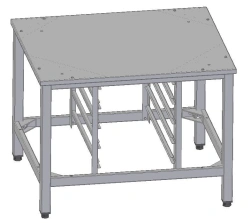 Stand for installation of PK-10M-EK1 steam and combi steamers