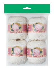 Camellia cotton knitting threads