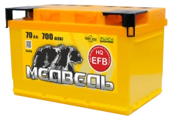 Lead battery for starting piston engines 6ST-70VLA EFB LB3 "Bear"