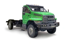 Chassis Ural 43206-67 with "NEXT" type cab (Equipment options: YaMZ-09051 gearbox; clutch YaMZ 183-76; transfer box: URAL; not