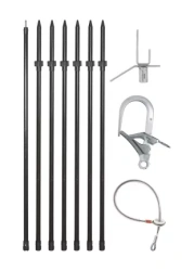 Installation rod complete with INSTAL-3 nozzles