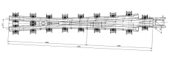 Cross-arm of P65 type of mark 1/9 (project MSZ.8427.03.000)