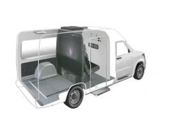 Special vehicle type 298943 of category N1 on the basis of UAZ-236021 or category N1G on the basis of UAZ-236022 for laboratorie