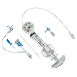 Syringe-manometer (indexer) "MIM" according to TVNL.942319.027 TU with switching 3-way shut-off valve, conductor introducer, m