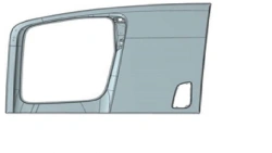 Door outer panel right - Version part A9607226809