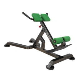 Incline hyperextension adjustable 0-45 degrees