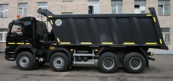 Automobile dump truck BCM-51.2F18 with special tipper body with volume of 18m3