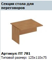 "Patriot" Conference table section article PT 781