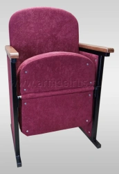 Armchair on a metal frame, model "Theatrical - 4"