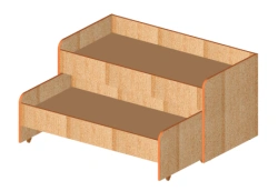 Bed for children from 3 to 7 years old