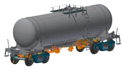 Tank wagon for transportation of technical sulphuric acid model 15-5200