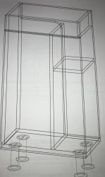 Cabinet under washbasin