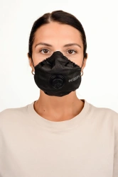 Personal respiratory protection equipment with filtering half-mask: respirator ECOCITY FFP3 R D for protection against aerosols
