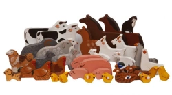 Game set "Once upon a time, once upon a time, once upon a time" Livestock yard animals