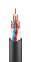 Control cable (flexible) with polyvinylchloride insulation and sheath, grade: KGVVzng(A)-LS