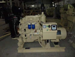 DG16R-2A-400 and its complete sets. Ship diesel generator complying with the requirements of the Russian River Register.