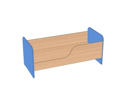 Children's LDPE bed with edge 1432*644*606 mm KB-2