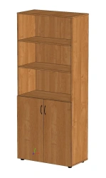 Textbook and document cupboard wide semi-open