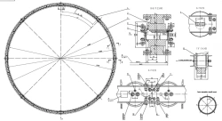 Swivelling support device