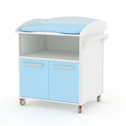 Medical changing table according to TU 32.50.30-030-69573749-2021, article number DM-3-106-46.K1.F3.