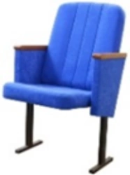 Armchair for assembly hall on a metal frame. Standard