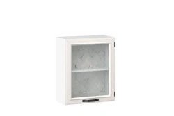 Marina LD.273650.000 Door facade 600 glass Type 3 (Oak textured white )