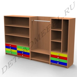 1.17 Sensory-mathematical shelving unit