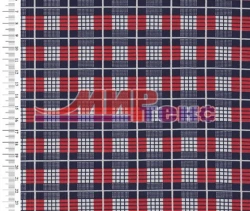 1+1 stretch knitted fabric for cuffs (PE-100%)