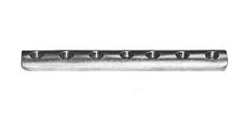 Plate 1/4 tubular with RS