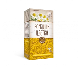 Flowers of chamomile variety "Podmoskovskaya" (filter packets)