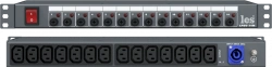 LPDU-14M - Power distribution unit for 14 outputs with fuses.