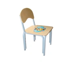Height-adjustable stool for preschool children with metal frame Art. 00027