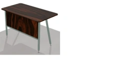 Work desk on metal frame Sam
