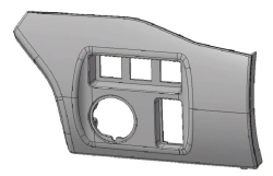 Left decorative trim 1681907381