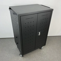 Storage trolley with charging system for laptops and tablets POWER BOX, Series C