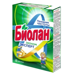 Detergent synthetic powdered universal "Biolan Economy Expert Automatic"