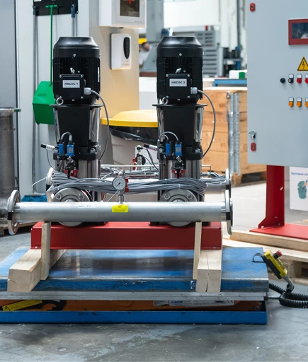 Water and Foam Fire Suppression Systems with Vertical Multistage Pumps