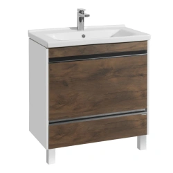 Pedestal under sink Aquaton Capri 80 Tucson dark 1A230201KPDB01.A230.2.01K.PDB.0