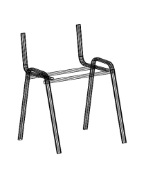 Metal-framed children's chair