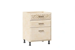 Alexandria LD.249140.000 Front 3 drawers 600 (Lento leather)