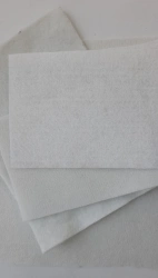 Needle-punched nonwoven fabric with density from 100 g/m2 to 300 g/m2
