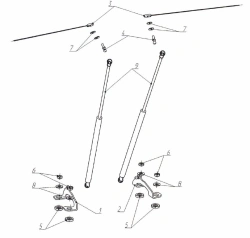 Smooth bonnet lifting device for Hyundai Bayon (2021-)
