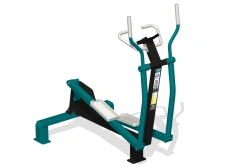 Outdoor cardio trainer for all muscle groups with inertia-free loading mechanism