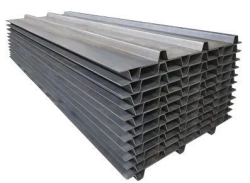 Corrugated steel sheets