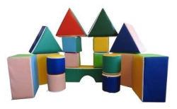 Soft construction set "Kroha" (17 units)