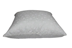 Quilted pillows made of cotton, mixed, synthetic fabric with synthetic fibre filling